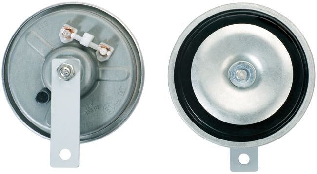 Hella 002768382  Disc Type Low-Tone, 24 V 335 Hz with Bracket