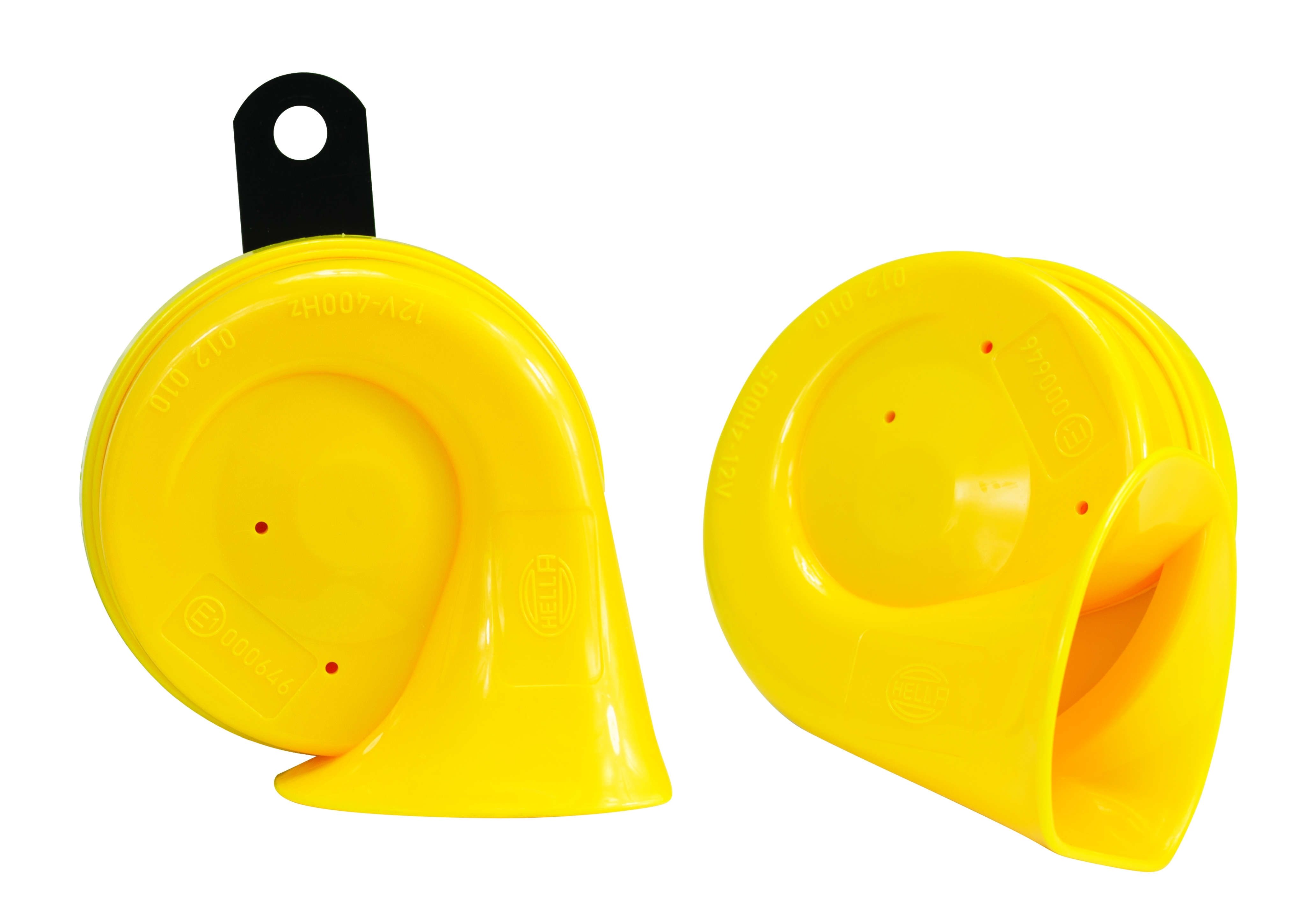 Hella 012010821 Horn Kit Bx Yellow Trumpet 12v Univ