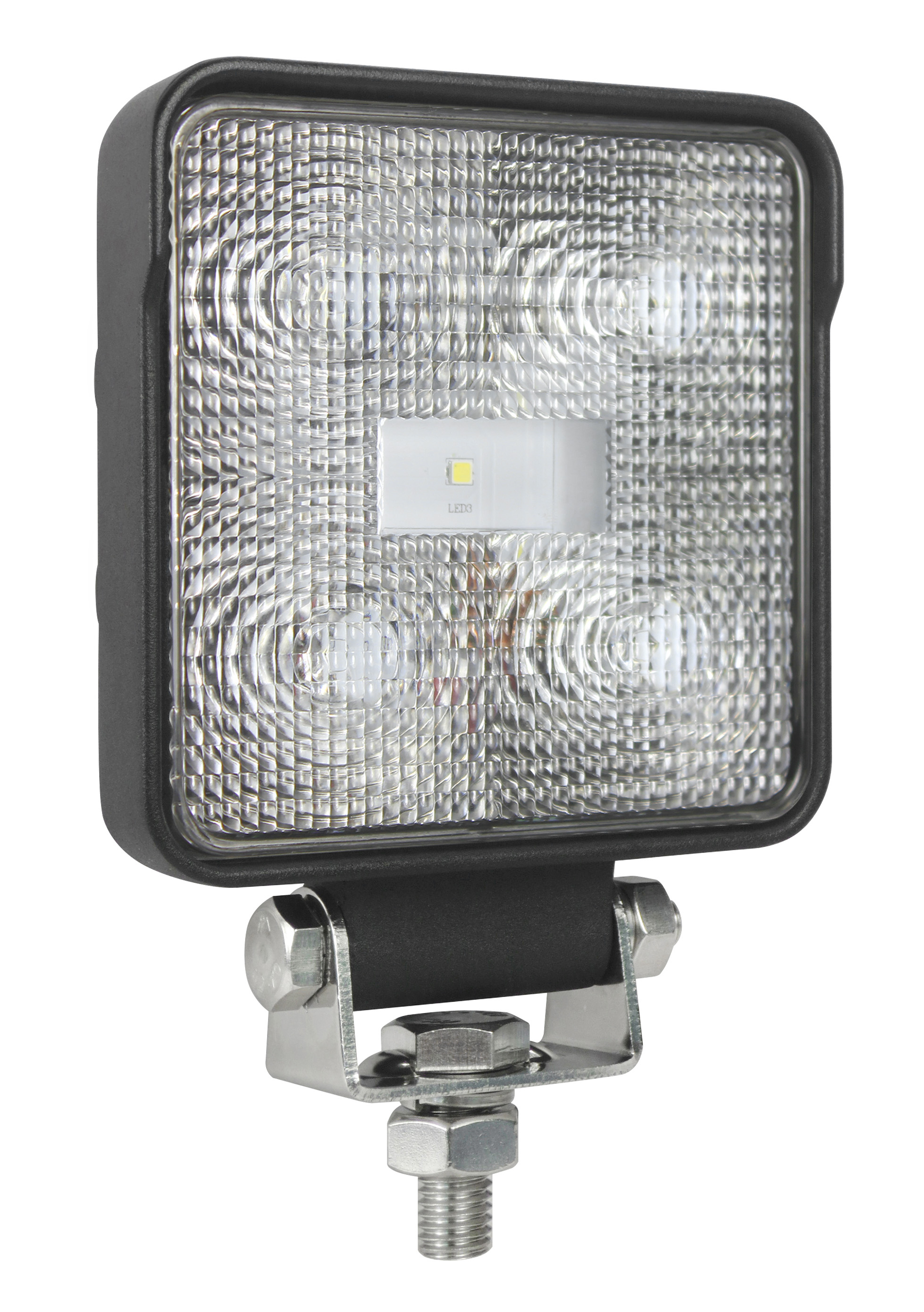 Hella 357107001 ValueFit 4" Square ECO LED Multi-Voltage Work Light
