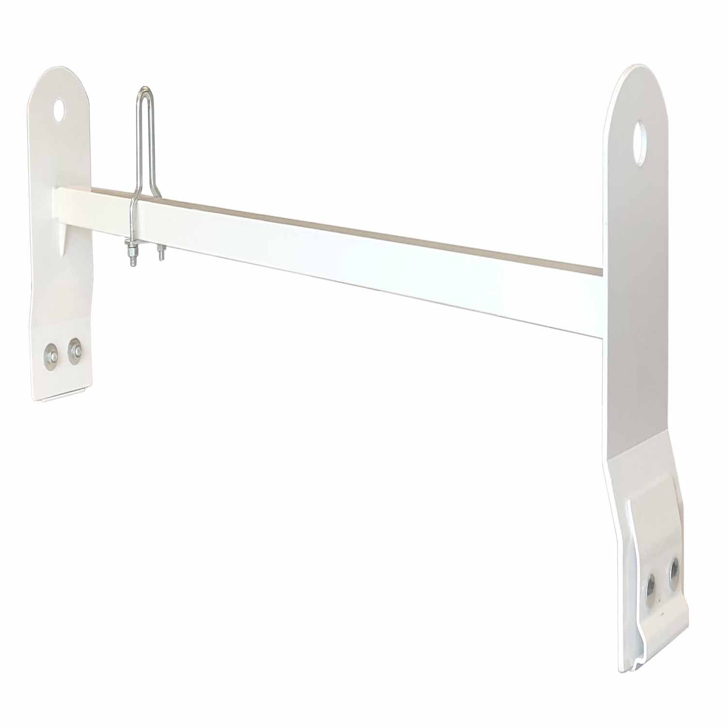 TrailFX FCLR006W Universal Van Rack with Gutters White Steel 200lb Capacity