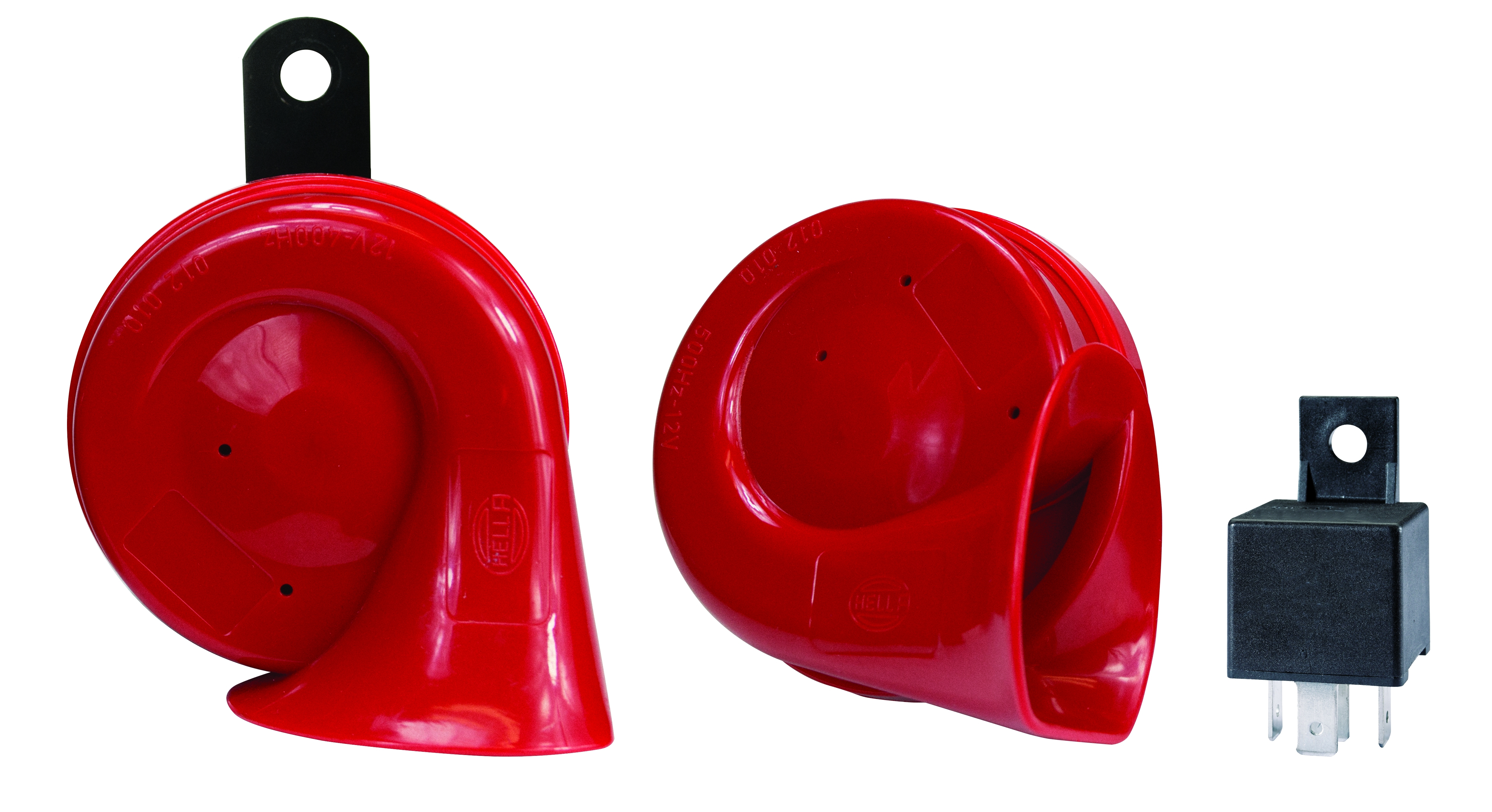 Hella 007424801 Dual Trumpet Horn Kit 12V 400/500Hz with Relay and Bracket