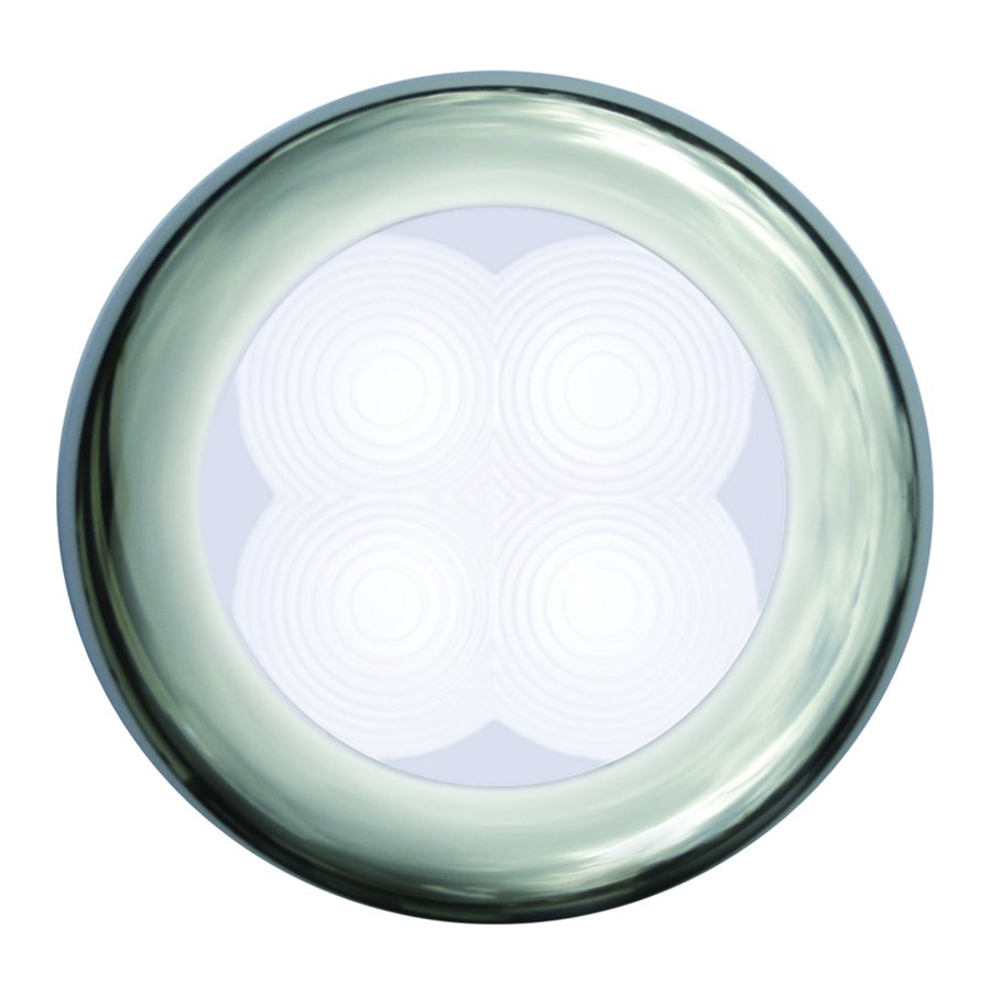Hella 980501521 LAMP INT SL HI WHT Round SS
