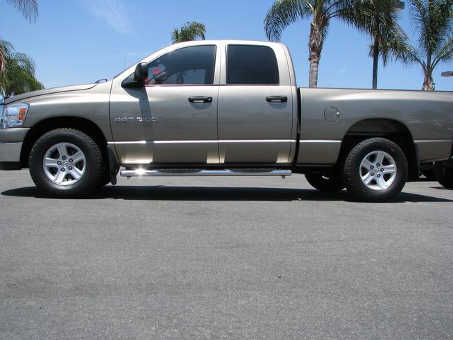 TrailFX A7005S 5 Inch Oval Straight Nerf Bar Polished Stainless Steel