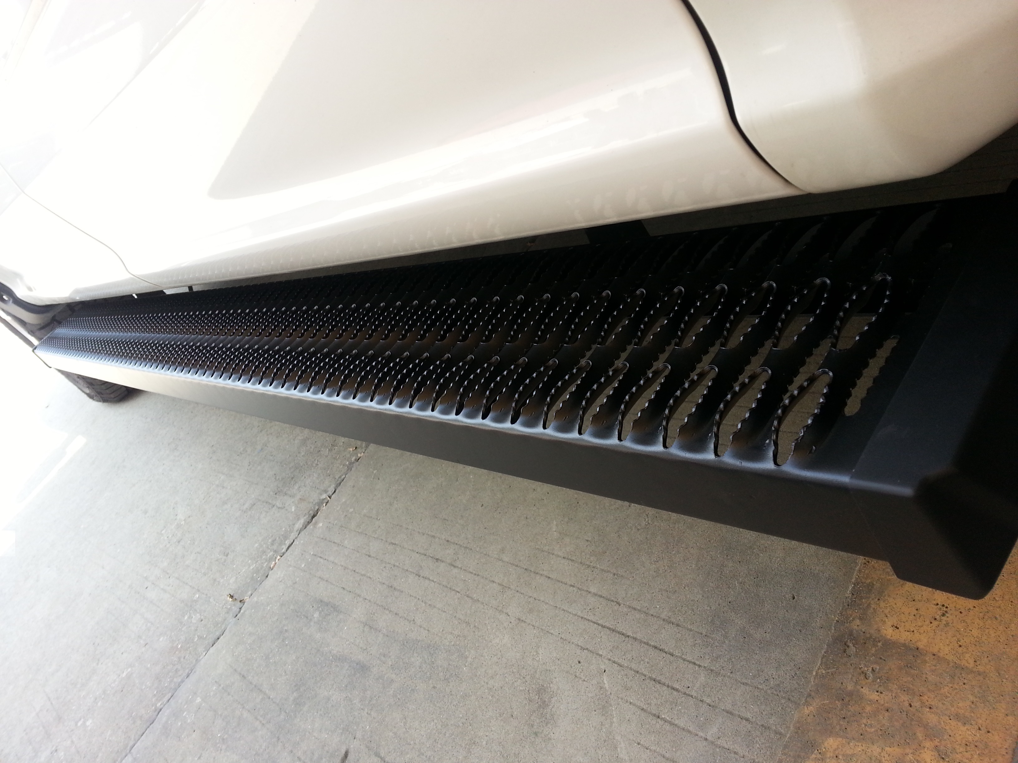 TrailFX RBA003TI Aluminum Running Boards 6.5" Wide Titanium Black Powder Coated