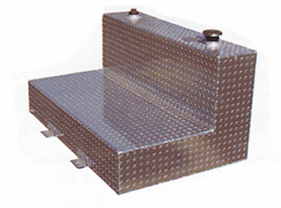 TrailFX 210851 L-Shape Aluminum Truck Tool Box 75 Gallon 48x27x24