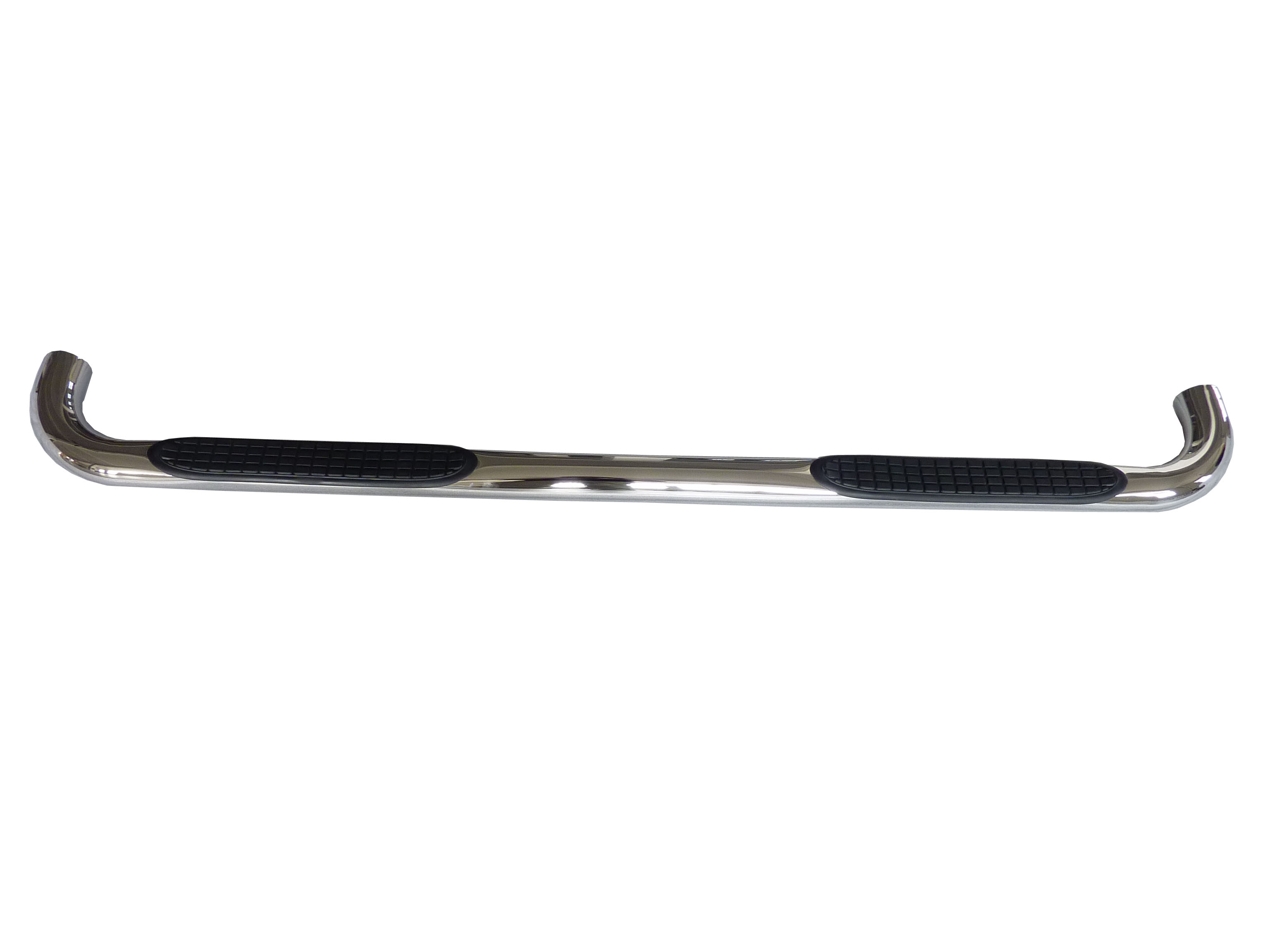 TrailFX 1130340041 3 Inch Round Stainless Steel Side Step Bars Rocker Panel Mount