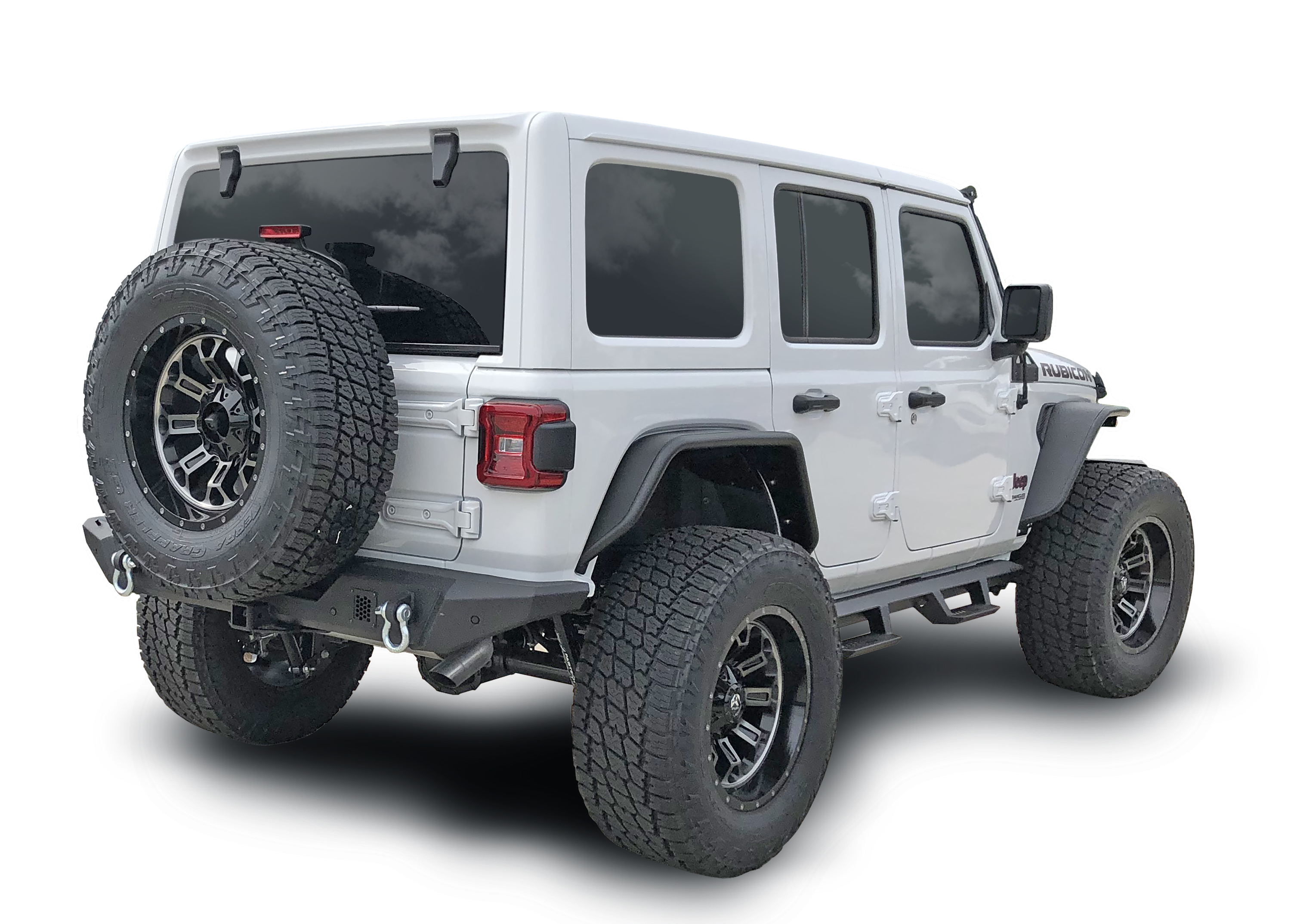TrailFX JL06T Jeep Wrangler JL Rear Bumper with 2-Inch Receiver