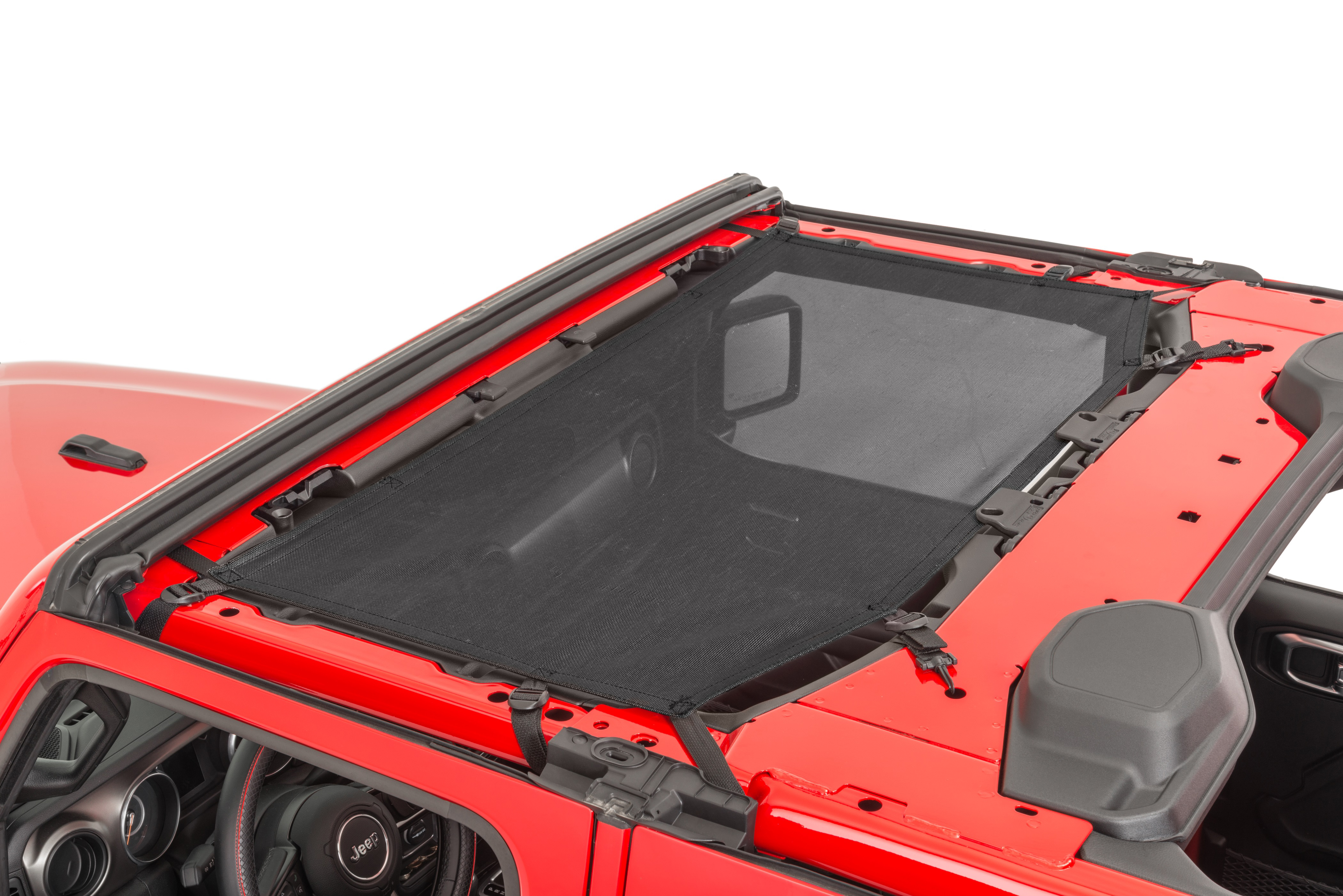 TrailFX MBT002 No Drill/ Loop Snaps And Strap/ Mounts To Hard Top Or Soft Top