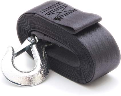 SeaSense 50018100 Winch Strap with Hook 2" x 15' 3000 lb