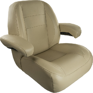 Springfield Marine 104218501 Pontoon Helm Recline Chair, Cream
