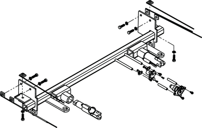 Blue Ox BX1145 Baseplate for 2020-2025 Jeep Gladiator