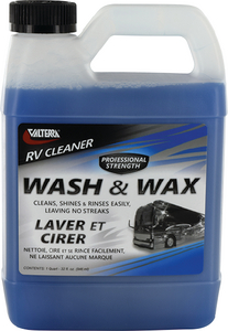 Valterra V88543 RV Wash & Wax Quart - Streak-Free Cleaning Formula