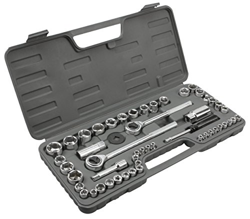 Performance Tool W1172 Sae/metric 52-Piece Socket Set (1/4", 3/8" & 1/2" Drive)