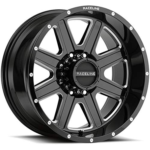 Raceline Wheels 940M-68012-00 940m Hostage 16x8 5x4.5" +0mm Black/milled Wheel Rim 16" Inch