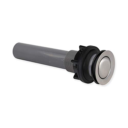 Dura Faucet DFPU202SN Universal Rv Bathroom Sink Pop-Up With No Overflow (brushed Satin Nickel)