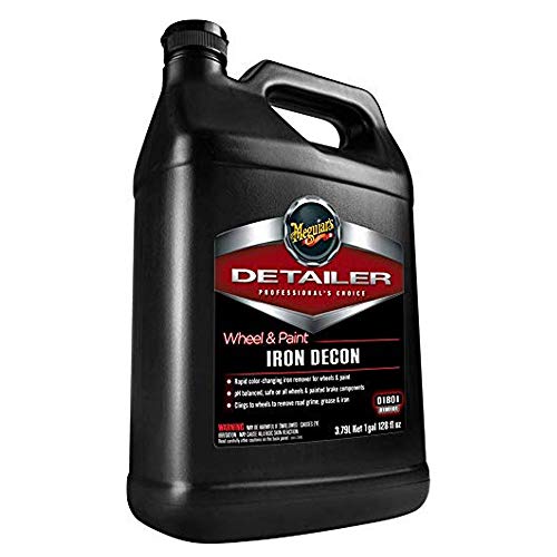 Meguiar's D180101 Professional Wheel and Paint Iron Remover Decontamination Spray 1 Gallon