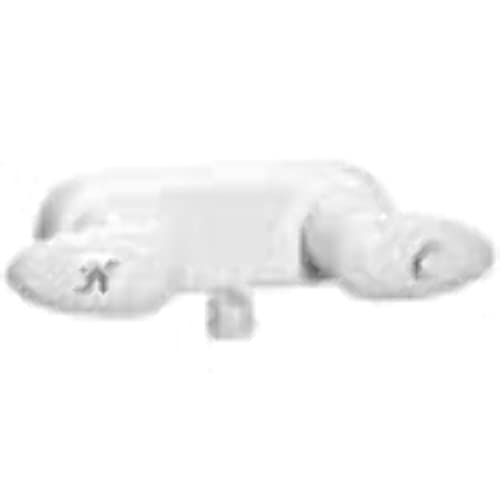 Valterra PF223241 4-Inch RV Shower Faucet with Vacuum Breaker White
