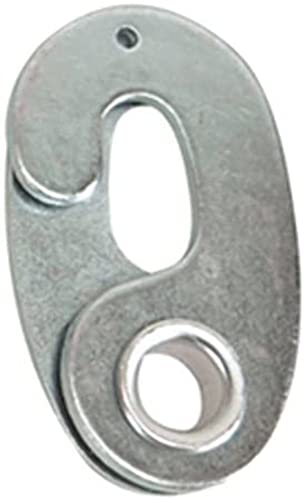 Whitecap Industries S4041C 3" Zinc Plated Steel Regular Scissor Hook