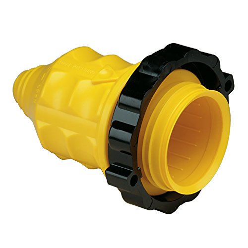 Marinco 103ELRV Cover with Easy Lock Ring 20-30A Yellow