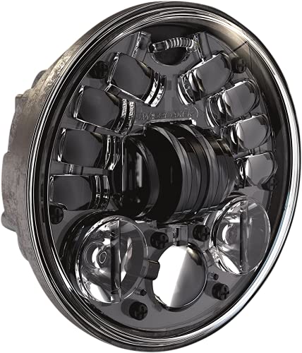 J.W. Speaker 0555091 Model 8690 Adaptive LED Headlight with Black Bezel