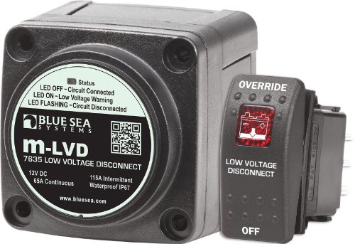 Blue Sea Systems 7635BSS m-LVD Low Voltage Disconnect Battery Saver