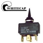 Whitecap Industries S8077C Toggle Switch Mom On/off Black Toggle Switch