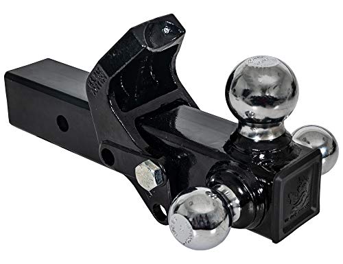 Buyers 1802280 Tri Ball Hitch With Pintle Hook For 2-1/2 Inch Receivers