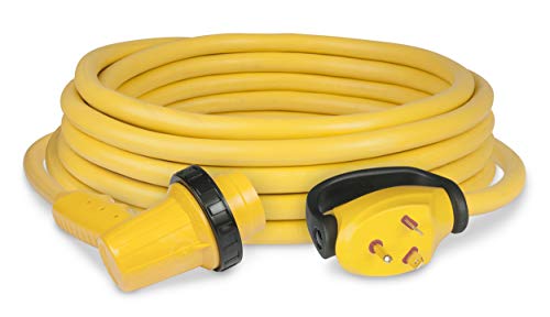 Marinco 30RPCRV 30 Amp 125V 30 Ft RV Power Cord with Right Angle Plug