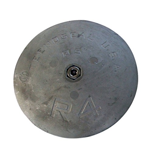 Tecnoseal R4MG Tecnoseal R4mg Rudder Anode Magnesium 5" Diameter
