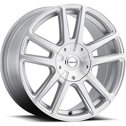 Raceline Wheels 145S-88096+40 Encore Silver Alloy Wheel 18x8 5x127/5x114.3 +40mm Offset