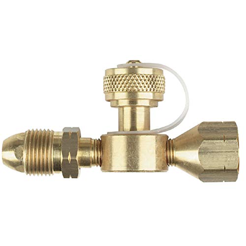 AP ME415P Propane Tee Adapter with Excess Flow and POL Fittings