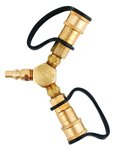 AP ME22YP Propane Y Adapter Quick Connect Fitting for RV