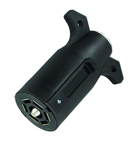 Valterra A10-7081 7-Way Round Trailer Connector, Trailer End Bulk