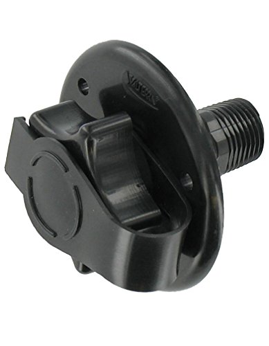Valterra A010168BK Inlet 2-3/4' Flg Mpt Blk