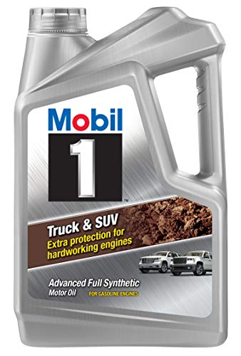 Mobil 124593 Mobil 1 Truck & SUV 0W-20 Full Synthetic Motor Oil - Case of 3 (5 Quart Jugs)