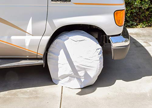 Valterra A101200 Llc Rv Wheel Cover 2 White 24 -26 A10-1200