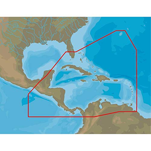 C-Map M-NA-D065-MS 4D, Caribbean and Central America