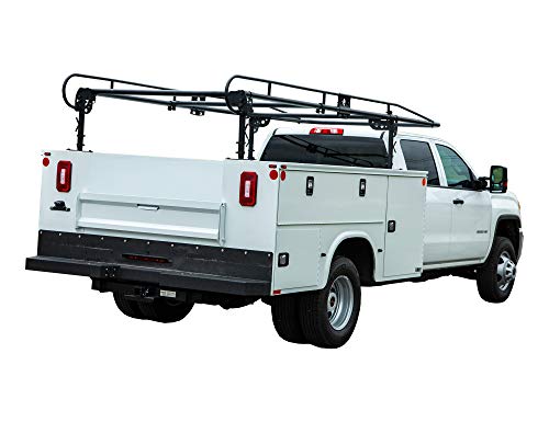 Buyers 1501250 Black Steel Service Body Ladder Rack, 13-1/2 Ft
