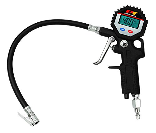 Performance Tool M525 Digital Tire Inflator Gauge with Backlit LCD Display