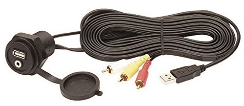 Clarion 01-CCAUSBAV Marine Grade Usb And Aux Av Input Jack, Mfg# 01-Ccausbav.