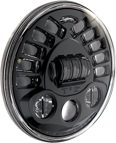 J.W. Speaker 0555011 Model 8790 Adaptive LED Headlight with Black Bezel