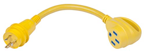 Marinco 173ARV RV Generator Adapter 50A to 30A Locking Plug