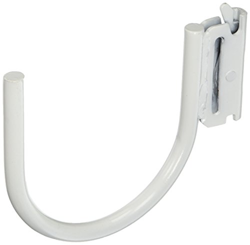 Buyers 01120 E-Track J-Hook 4.25 Inch Round White Steel