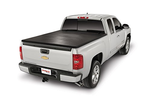 TrailFX TFX1003 Soft Tri-Fold Tonneau Cover Black Vinyl with Aluminum Rails
