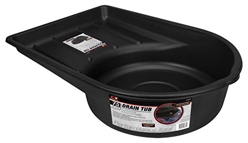 Performance Tool W4072 Extra Large 7.5 Gallon Oil Drain Pan with Spout