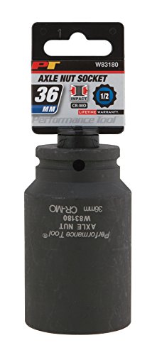 Performance Tool W83180 Wilmar Corp. /  36mm 12pt Axle Nut Socket