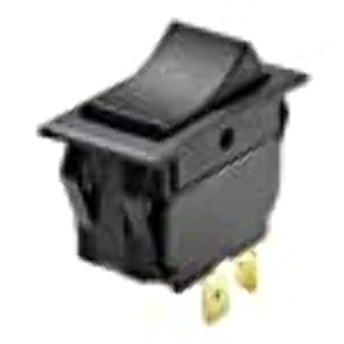 Whitecap Industries S8055C Rocker Switch Mom On/off Spst Rocker Switch
