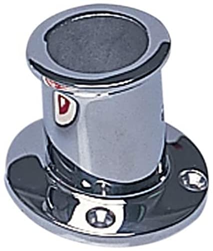 Whitecap Industries S5001C 3/4" Chrome/brass Flag Pole Socket