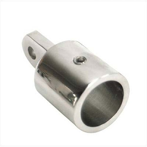 Whitecap Industries 6103C Stainless Steel Top Cap 1" Tube with 1/4" Pin