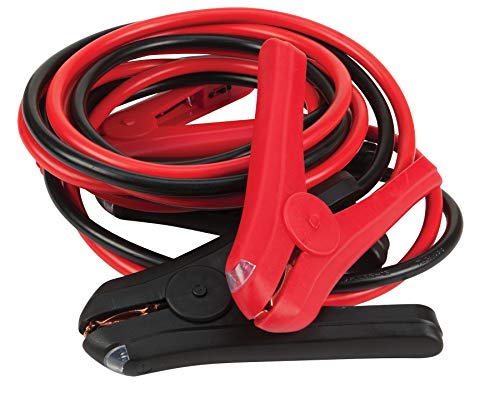 Performance Tool W1675 10ft 4 Gauge Lighted Jumper Cables 400 Peak Amp